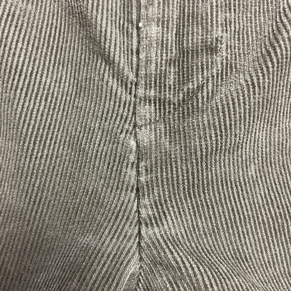 Vtg Lands End Corduroy Pants Mens 38R Olive Green 100% Cotton Pleated Cuffed - Picture 11 of 11